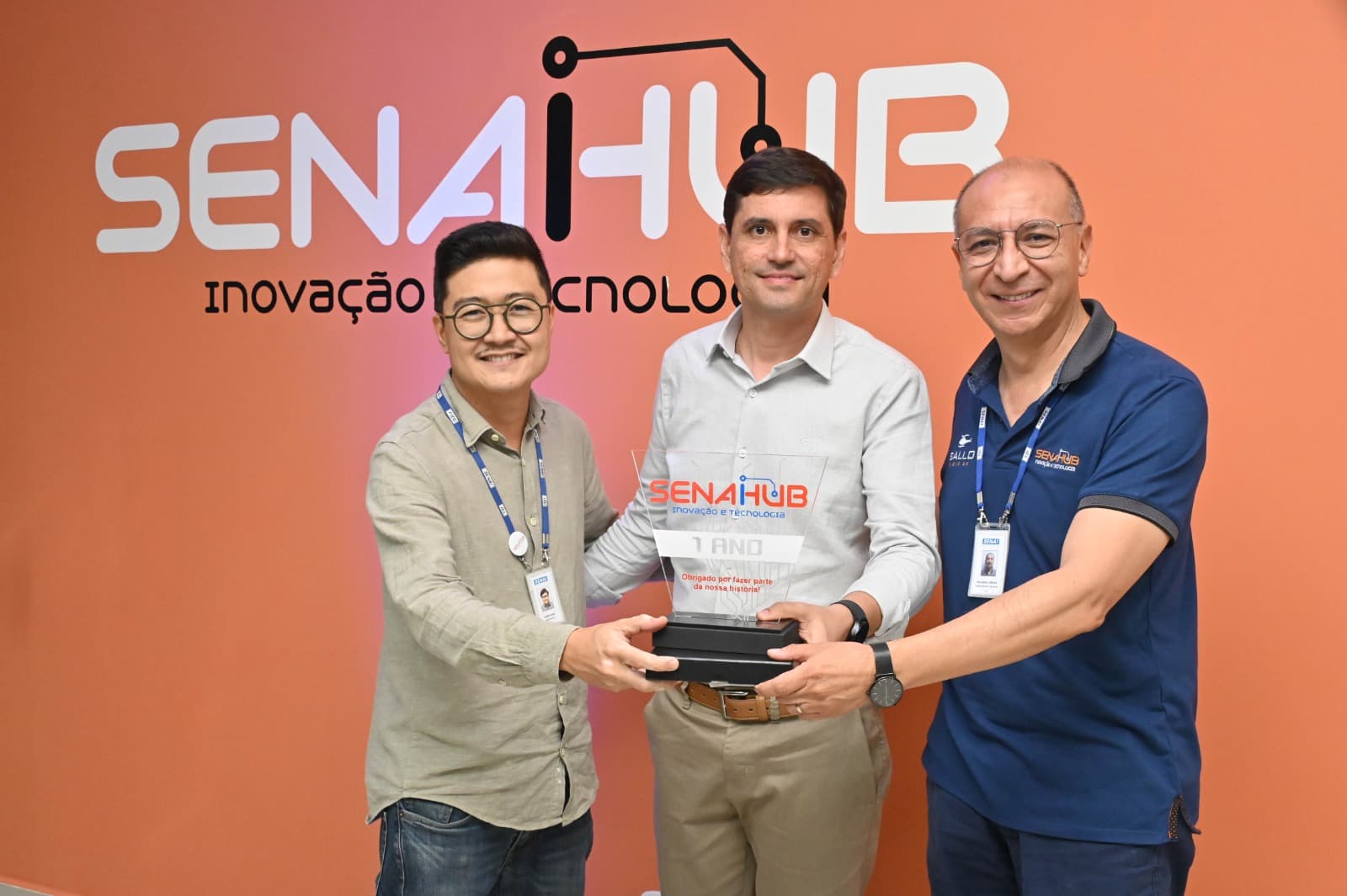 Jalles recebe reconhecimento do SENAI HUB