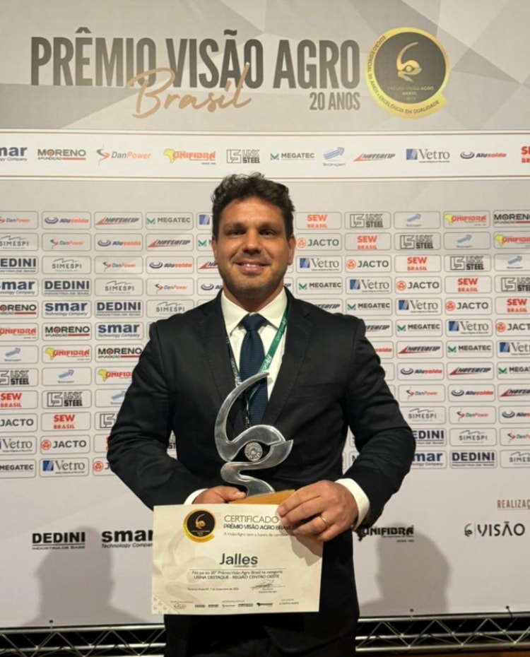 Jalles recebe Prêmio Visão Agro Brasil