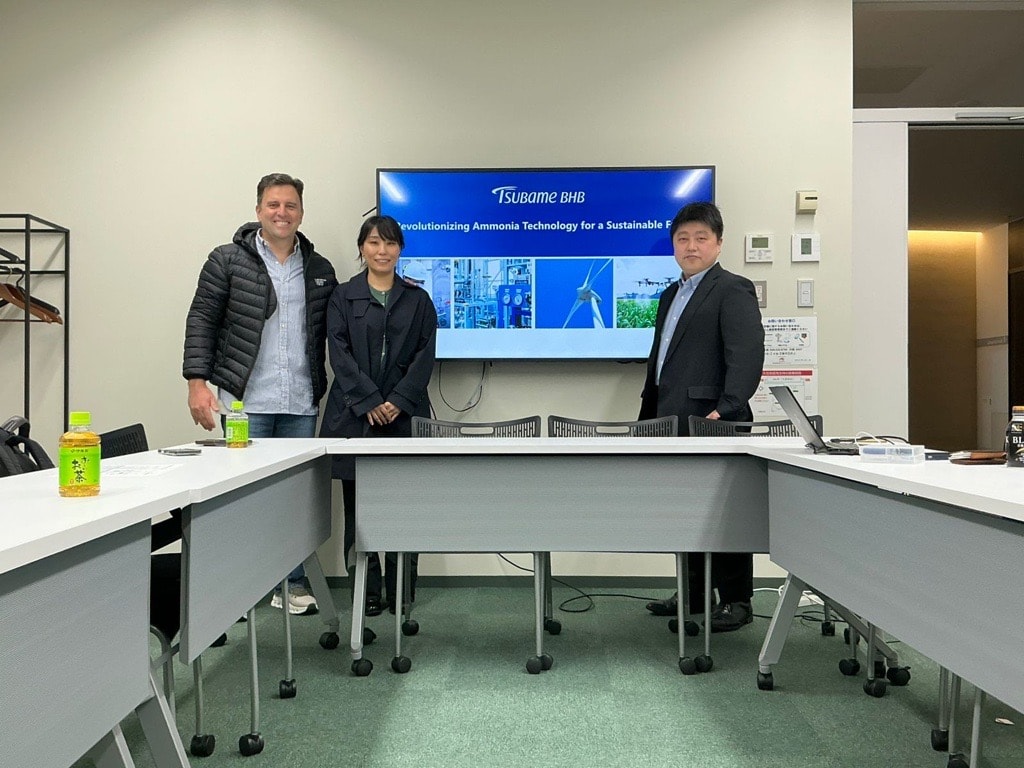 Diretor visita planta de amônia verde no Japão