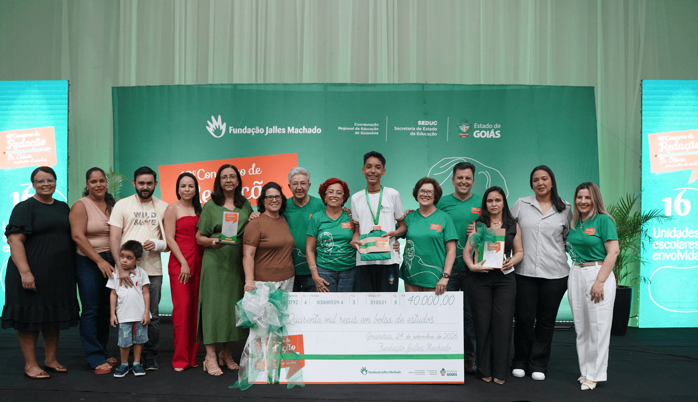 Concurso de Redação Dr. Otávio premia estudantes e reforça legado de incentivo à educação em Goianésia