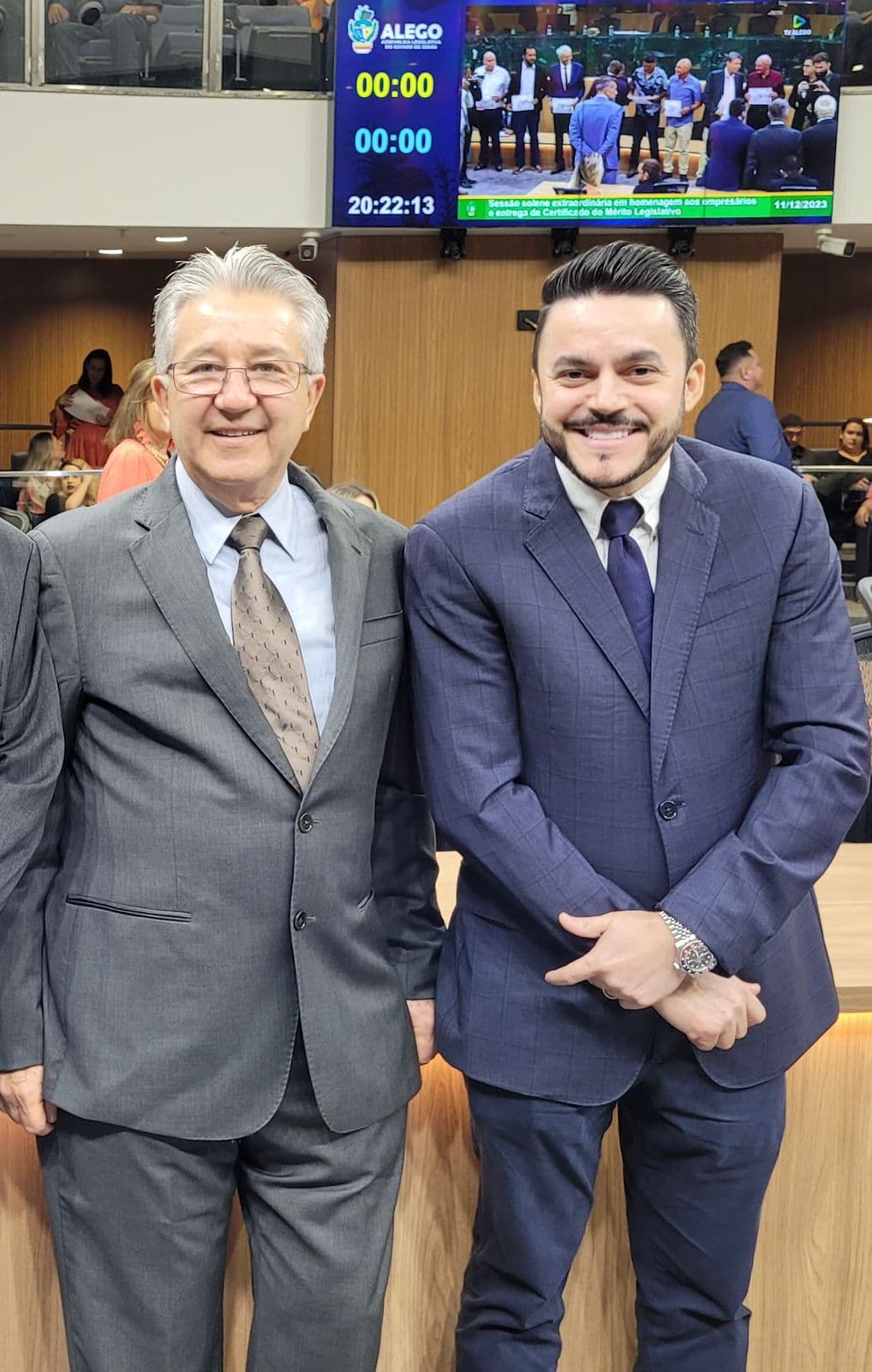 Homenagem na Assembleia Legislativa do Estado de Goiás