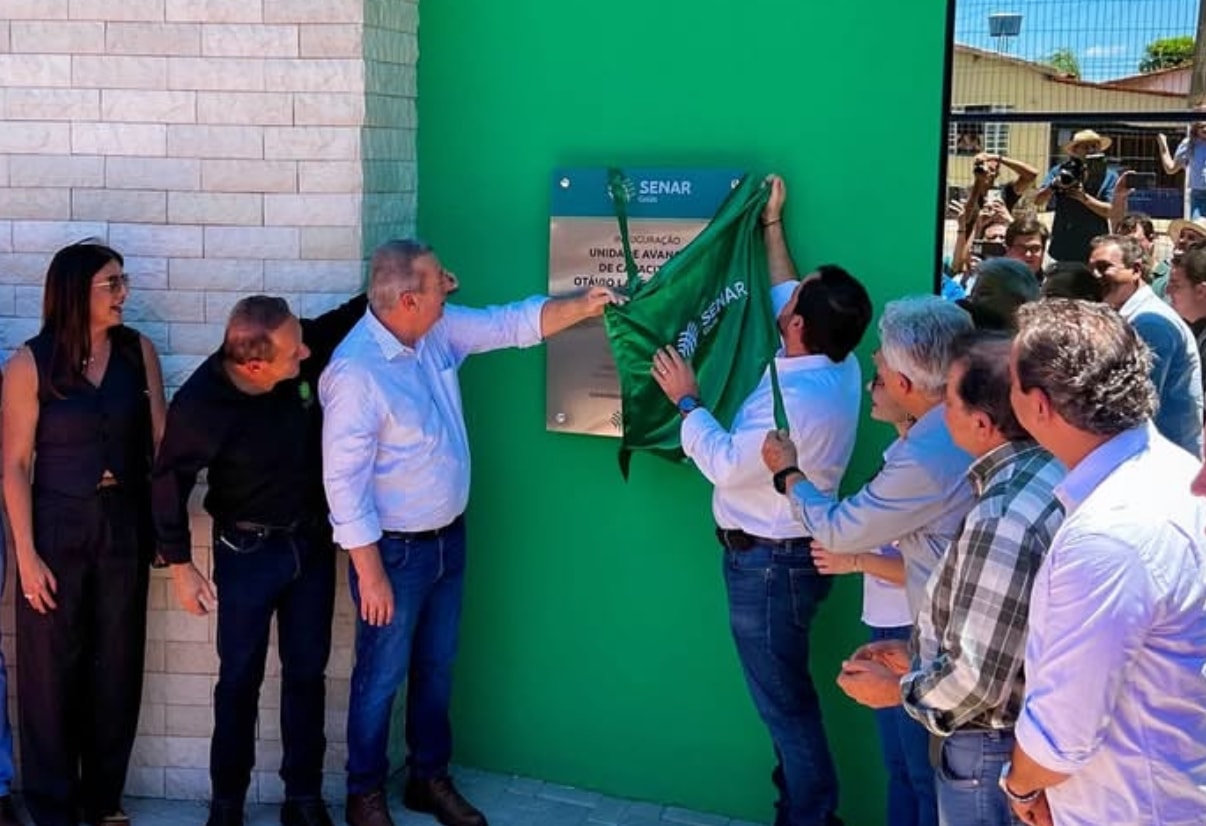Senar Goiás homenageia Otávio Lage em nova Escola Técnica em Goianésia